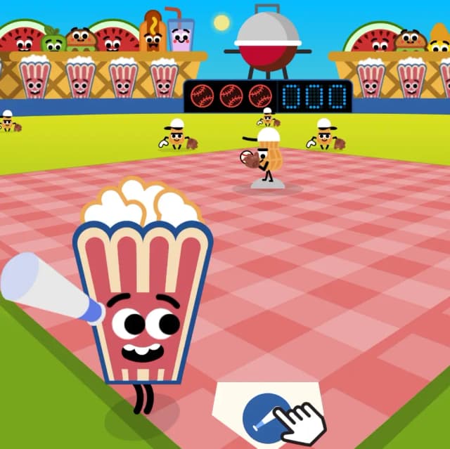food-baseball-game